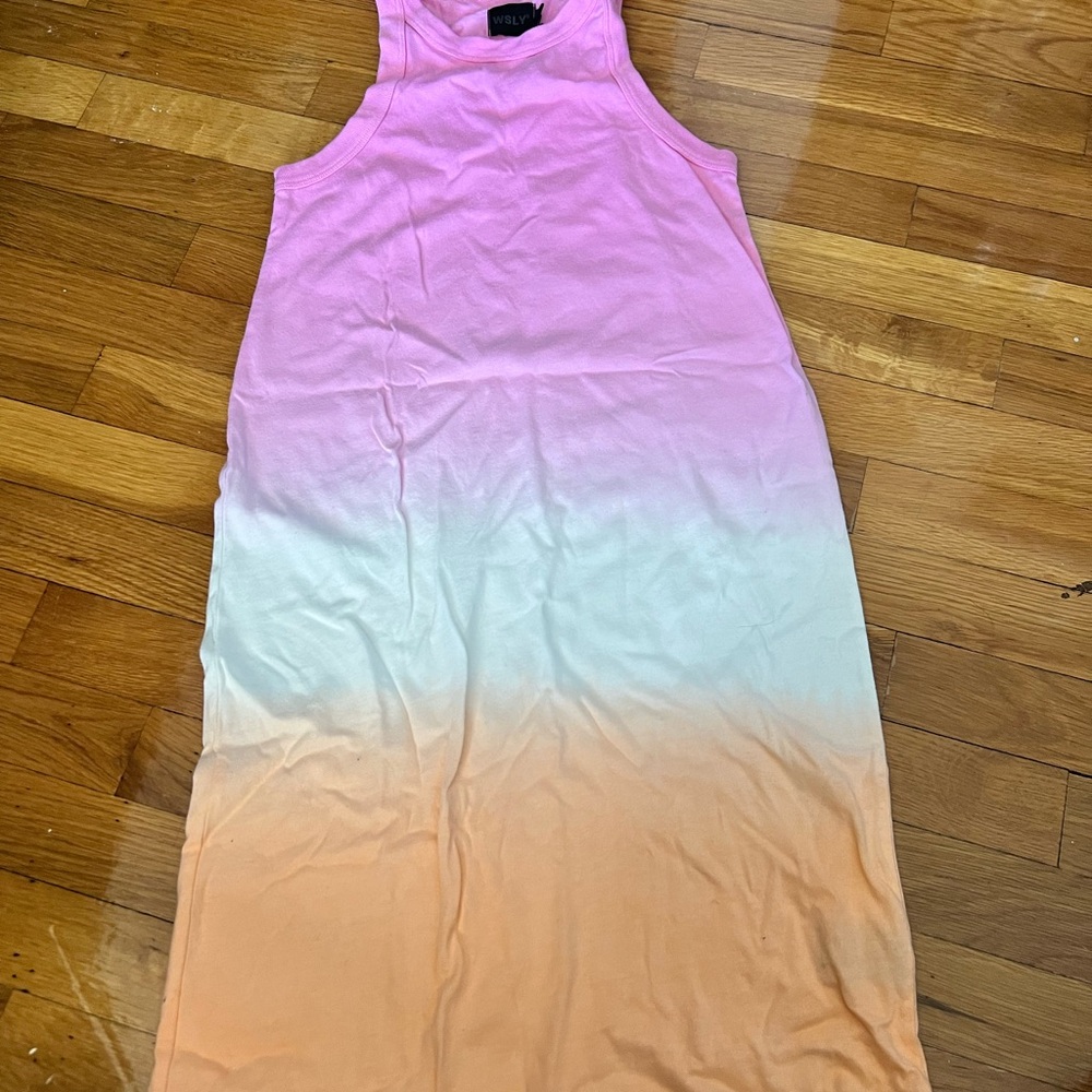 NWT Bandier WSLY Ombre Tank Dress - Small